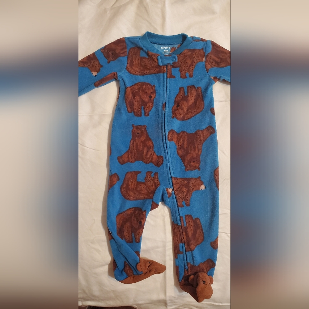 Carters Sleeper 9m blue and brown
